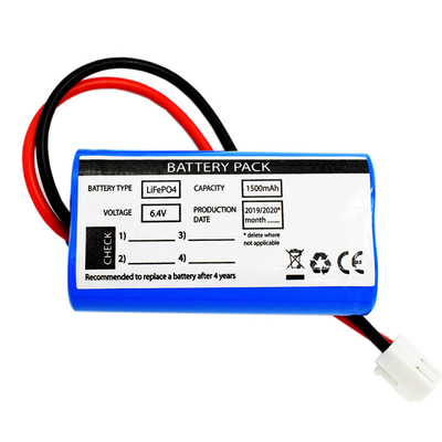Lampu Surya Darurat Penggunaan Side By Side Tipe LiFePO4 Baterai 1500mAh 6.4 Volt