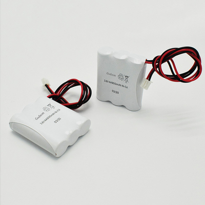 Lampu darurat Side by Side Tipe Ni-Cd Baterai AA900mAh 3.6V