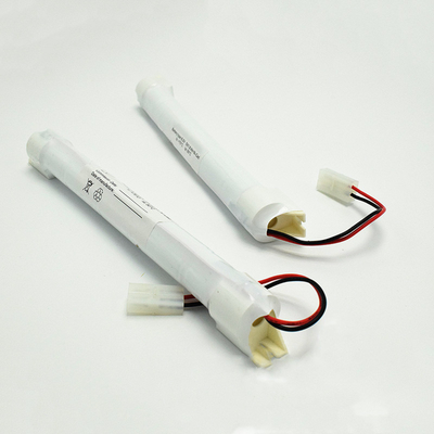 Baterai pencahayaan darurat Baterai Ni-Cd SC1800mAh 6.0V 10.8Wh Tipe Stick OEM Dengan Modul Pemasangan Dinding Sisi
