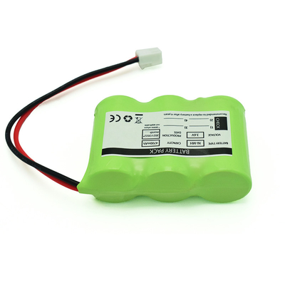 3S1P Side By Side Type 3.6V Ni-Mh C4700mAh Baterai Isi Ulang Suhu Tinggi OEM PVC
