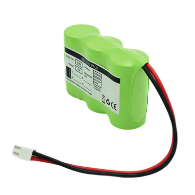 3S1P Side By Side Type 3.6V Ni-Mh C4700mAh Baterai Isi Ulang Suhu Tinggi OEM PVC