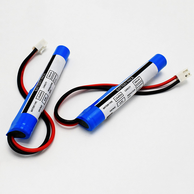 PVC Stick Type IFR 18650*2 Cell In Series With Protection Control Module 0.6Ah 6.4V LiFePO4 Baterai Silinder