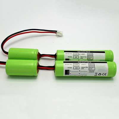 0.1C Isi Ulang 3.6 V Ni Mh Battery Pack C4000mAh 500 Kali Siklus