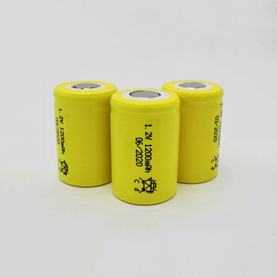 Sel Baterai Nikel Kadmium 1200mAh 1,2 V Untuk Penerangan Darurat