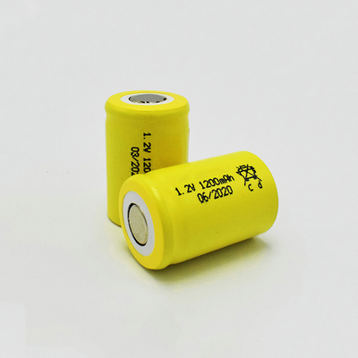 Sel Baterai Nikel Kadmium 1200mAh 1,2 V Untuk Penerangan Darurat