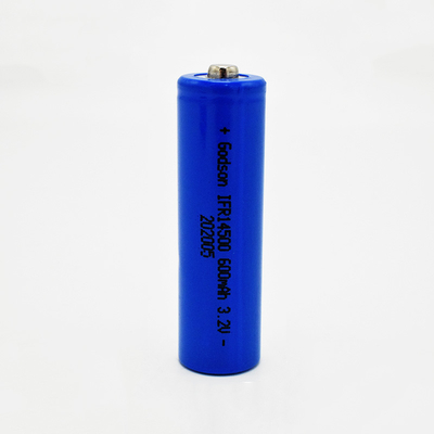 Pencahayaan Darurat IFR 14500 LiFePO4 Baterai 3.2 V 600mAh Stick
