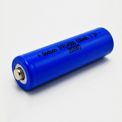 Pencahayaan Darurat IFR 14500 LiFePO4 Baterai 3.2 V 600mAh Stick