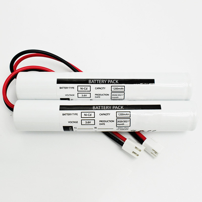 Jenis Tongkat Baterai NiCd Sc1200mah 3.6 Volt Untuk Penerangan Darurat