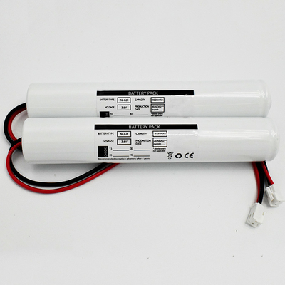 Baterai Lampu Keluar Darurat Isi Ulang 4000mAh 3,6 V JST VH 2P Connector