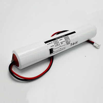 Baterai Lampu Keluar Darurat Isi Ulang 4000mAh 3,6 V JST VH 2P Connector