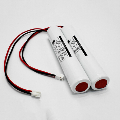 Baterai Lampu Keluar Darurat Isi Ulang 4000mAh 3,6 V JST VH 2P Connector