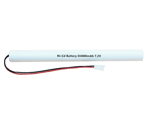 Baterai Lampu Keluar Darurat NiCd yang Dapat Diisi Ulang 7,2 V D4000mAh