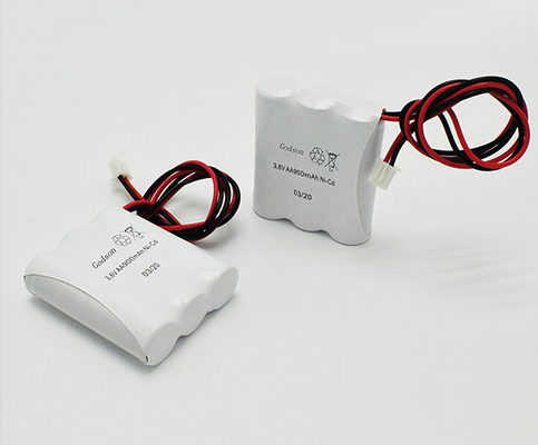 Baterai Lampu Keluar Darurat Aa900mah Baterai NiCd JST XHP 2P