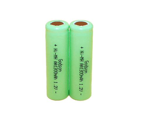 Baterai Tanda Keluar Darurat 1.2V 0.1C Baterai Ni MH AA 1300mAh