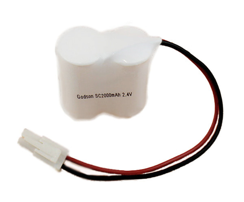 Lampu Darurat Isi Ulang Baterai Ni Cd 2000mAh 2.4V Nickel Cadmium Cell