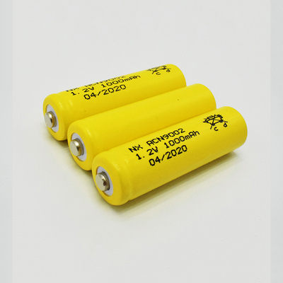 Sel Baterai Nicd PVC 1.2 V Kuning Isi Ulang Jenis Tongkat AA1000mAh