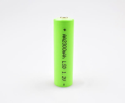 Sel Baterai 3.6 V Ni Mh Suhu Tinggi AA 2300mAh 1.2V Untuk Penerangan Darurat