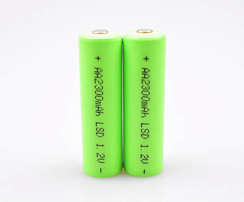 Sel Baterai 3.6 V Ni Mh Suhu Tinggi AA 2300mAh 1.2V Untuk Penerangan Darurat