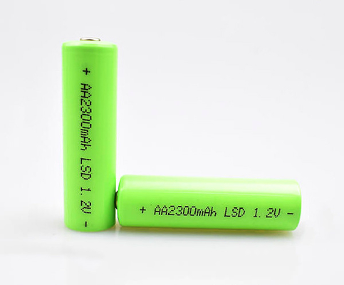 Sel Baterai 3.6 V Ni Mh Suhu Tinggi AA 2300mAh 1.2V Untuk Penerangan Darurat
