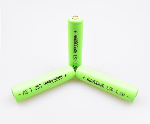 AAA 800mAh 1.2V Ni Mh Battery Cell Untuk Penerangan Darurat