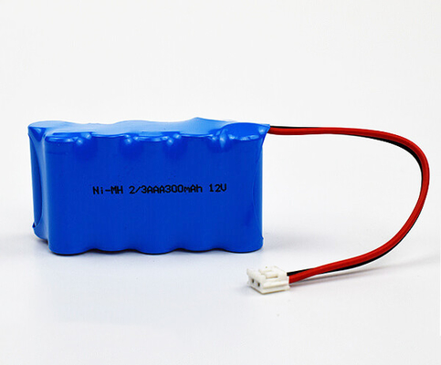 Baterai tanda keluar darurat suhu tinggi Ni-MH 2/3AAA 300mAh 12V