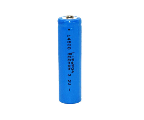 Pencahayaan Darurat Baterai LiFePO4 12V Isi Ulang IFR 14500 3.2V 500mAh