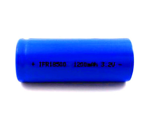 Sel LiFePO4 Silinder Keluar dari Paket Baterai Ringan 18500 3.2V 1200mAh