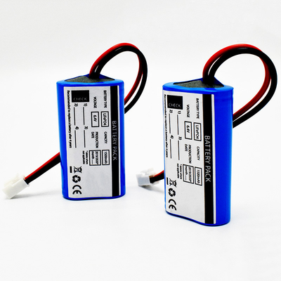 Paket Baterai Isi Ulang 1500 MAh LiFePO4 6.4V Tipe Berdampingan
