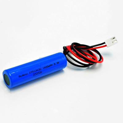 Baterai Lampu Keluar Api Silinder LiFePO4 IFR18650 1600mAh 3.2V