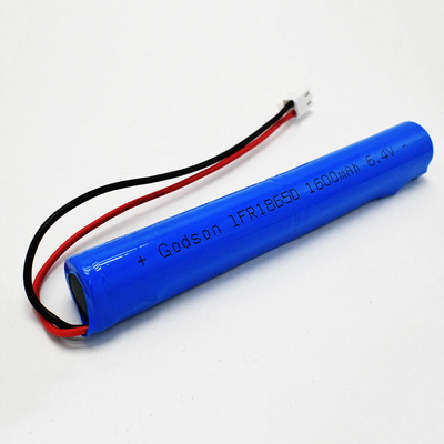 Penggantian Baterai Tanda Keluar Isi Ulang 6.4V 1600mAh LiFePO4
