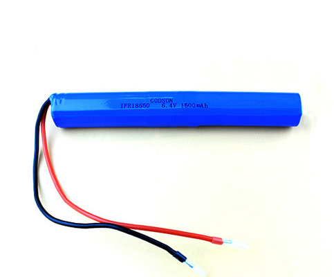 1500mAh Lampu Darurat Baterai Lithium Baterai Lithium Iron Phosphate 6.4V