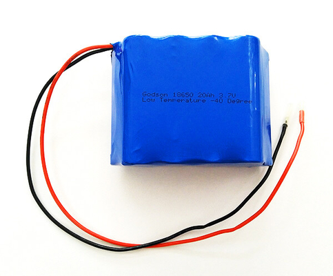 Pencahayaan Darurat 3.7 V Baterai Lithium Sel Suhu Rendah ICR18650 20Ah