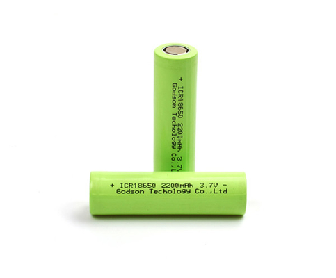 Baterai Lithium Iron Isi Ulang 2200mAh ICR18650 3.7V Lithium Ion