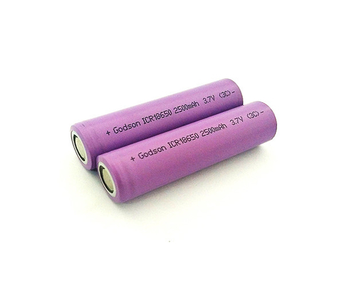 ICR18650 Baterai Lithium Ion Baterai Lampu Darurat Ramah Lingkungan 2500mAh