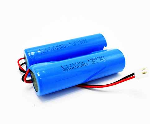 3200 MAh Lampu Darurat Baterai Lithium Jaket PVC ICR18650 3.70V