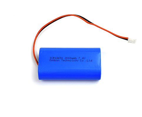 Ramah Lingkungan 7.4 V 2000mah Baterai Isi Ulang Lithium Iron Pack