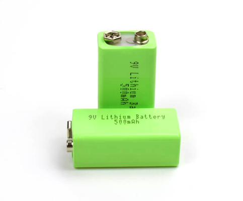 Baterai Lithium Iron Emergency Light Lithium 500mAh 9V Dengan USB