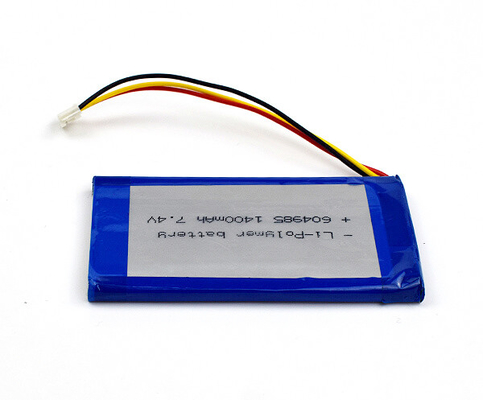 Lithium Polymer 55g 7.4 V Baterai Li Ion 1400mAh Sel 604985
