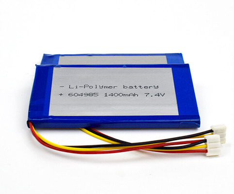 Lithium Polymer 55g 7.4 V Baterai Li Ion 1400mAh Sel 604985