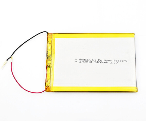 Baterai Li-Polymer Kapasitas Tinggi 2769101 2400mAh 3.7V Dijual