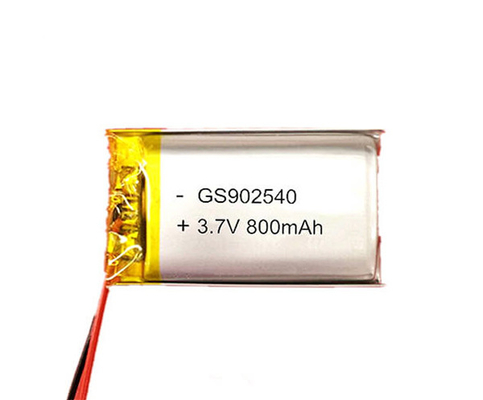 Baterai Lithium Polymer 902540 800mAh 3.7V Berlaku Untuk Penerangan