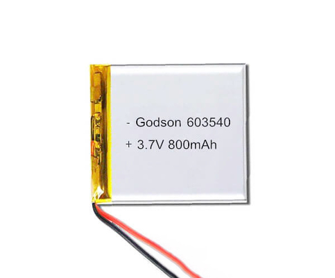 603540 Lithium Polymer 3.7 v 800mAh baterai lithium 16g Dengan Kinerja Stabil