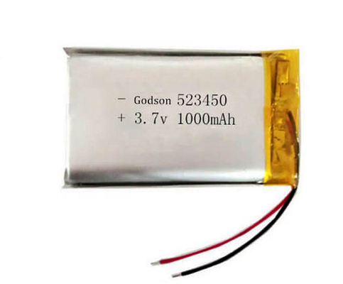 18g 3.7 Volt 1000mAh Baterai Lithium Polymer 523450 Untuk Penerangan Darurat