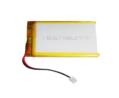 Lingkungan 2000mAh Cell 45g 3.7V Li Polymer Battery 505063