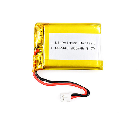 Baterai Lithium Ion 3,7 V Kapasitas Tinggi 16g 800mAh LP682940