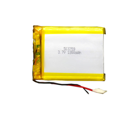 Lampu Darurat Baterai Lithium Ion 1200mAh 503759 3,7 V 24g