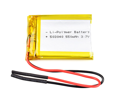 Baterai Lithium Ion 12.5g 3.7 V 550mAh Li Polymer Cell Untuk Perangkat Seluler