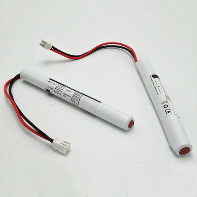 3.6v Lampu Darurat Baterai Ni Cd 0.1C Baterai AA 600mah Isi Ulang