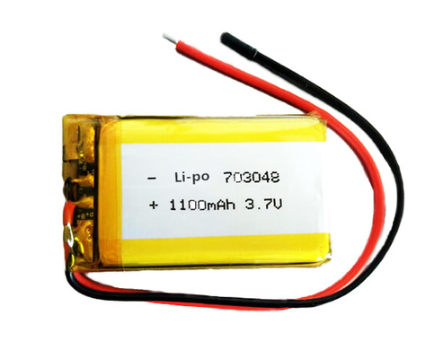 703048 Lampu Darurat Baterai Lithium Ion 1100mAh 3,7 V 33g