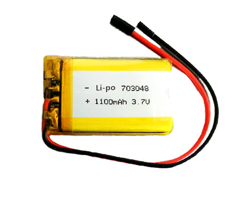 703048 Lampu Darurat Baterai Lithium Ion 1100mAh 3,7 V 33g